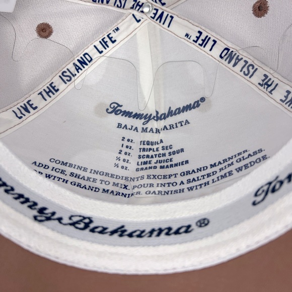 TOMMY BAHAMA CAP HAT, MAUVE, EMBROIDERED LOGO, ADJUSTABLE STRAP - Picture 10 of 14